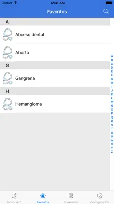 Screenshot 5 Enfermedades y Trastornos diccionario iphone
