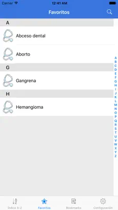 Capture d'écran 5 Enfermedades y Trastornos diccionario iphone