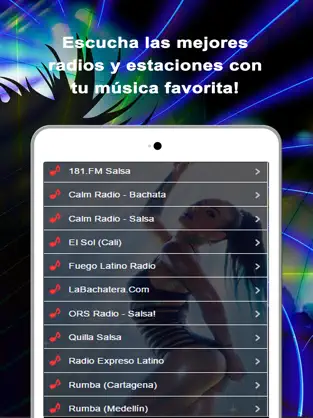 Screenshot 2 Musica Bachata Radios de Bachata y Salsa iphone