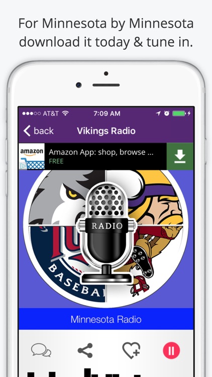 Vikings GameDay Radio for Live Minnesota Sports, News, and Music – Timberwolves and Wild Edition screenshot-3