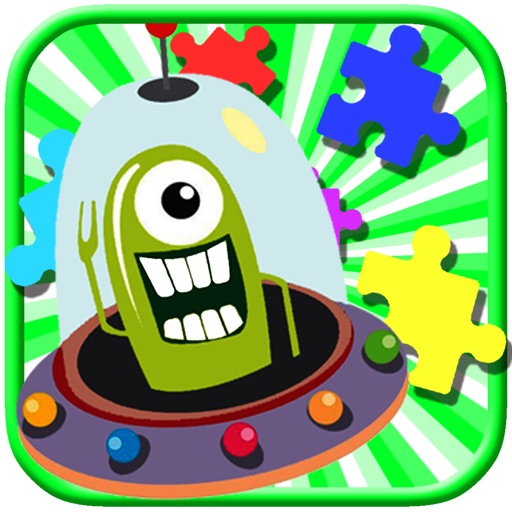 My Little Alien Adventure Jigsaw Puzzle Game Kids Icon