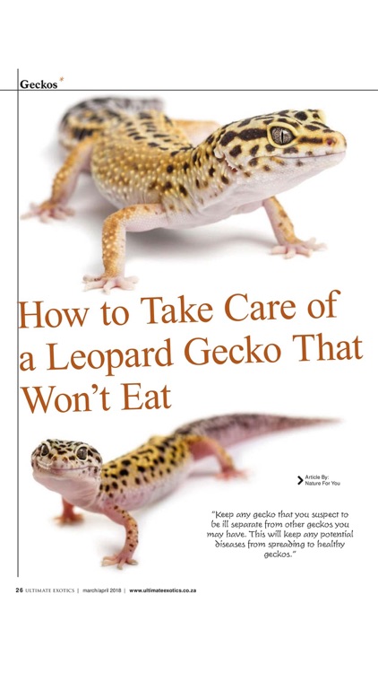 Ultimate Exotics Reptile and Exotic pet Magazine screenshot-4