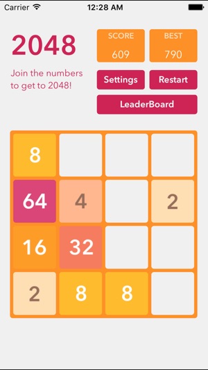 2048 - Best Puzzle Game for iPhone(圖3)-速報App