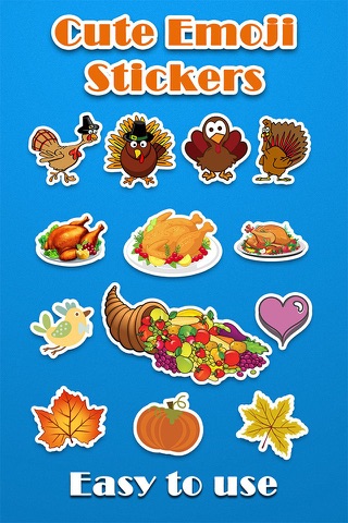 Thanksgiving Day Emoji Pro - Holiday Emoticon Stickers for Messages & Greetings screenshot 2