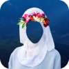 Icon Hijab Flower Crown Photo Montage
