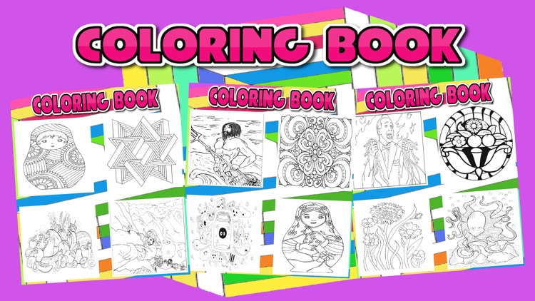 Coloring Book Adults Painting Free Games for Girls