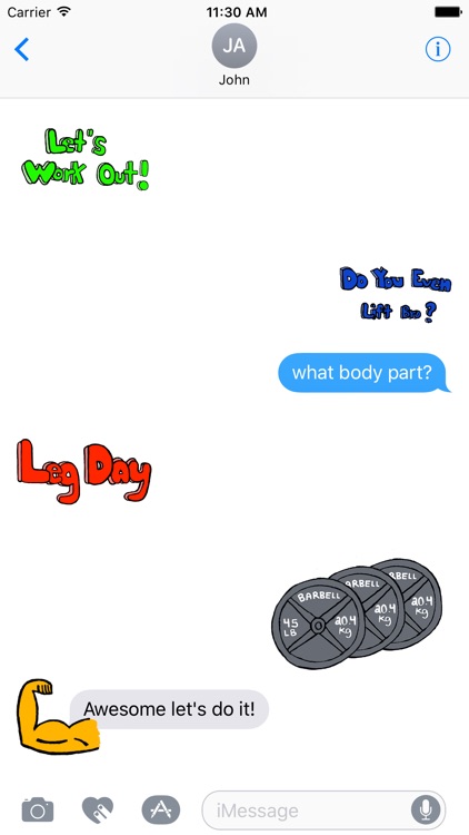 Gym Pack - Fitness & Bodybuilding Workout Stickers