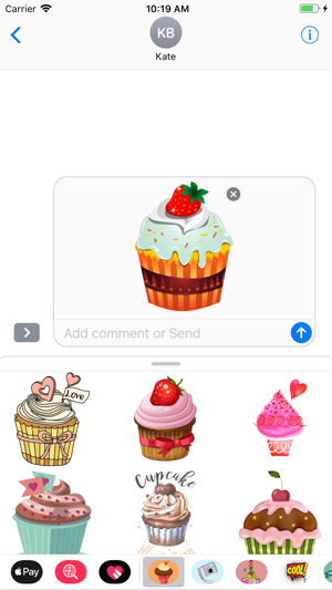 Cupcake Birthday Stickers(圖2)-速報App