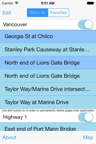 Vancouver Traffic Cam +Map screenshot 4