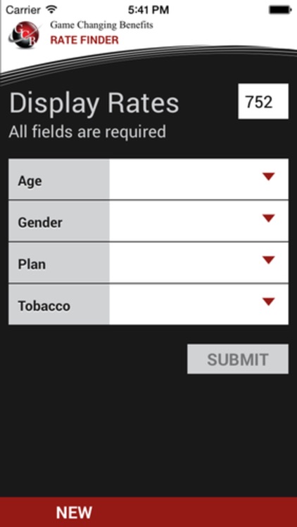 GCB MS Rate Finder