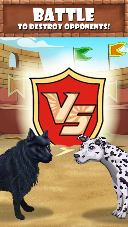 Puppy Care - puppies feed, breed, battle pet games screenshot-3