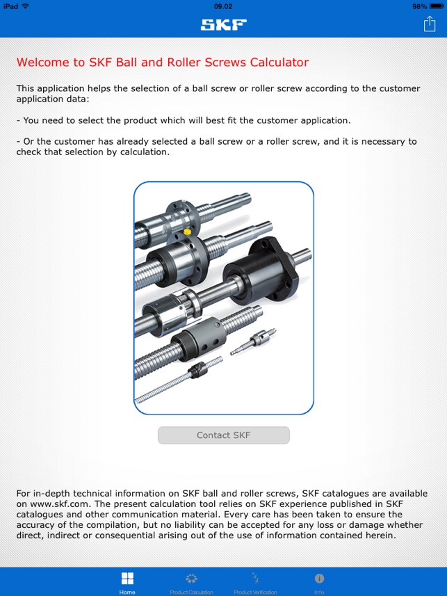 SKF Ball and Roller Screws Calculator(圖1)-速報App