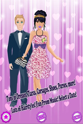 Prom Salon Dress Up Fashion Girl Virtual Makeover screenshot 4