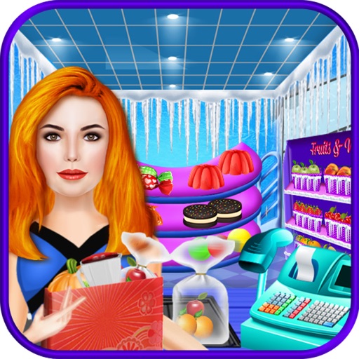 Ice Princess Supermarket Shopping – Girl Supermarket Simulator for grocery & cash register store icon