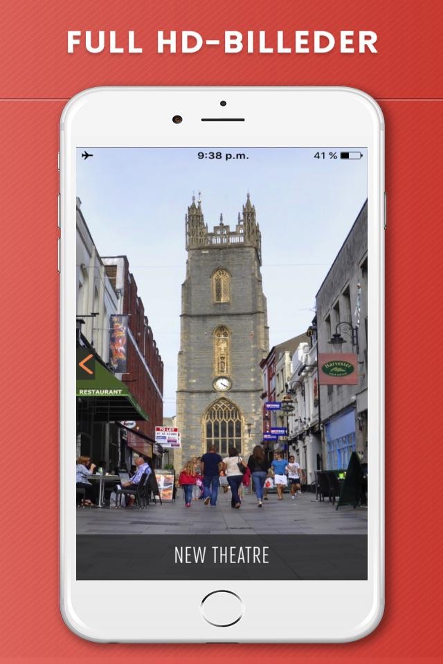 Cardiff Travel Guide with Offline City Street Map screenshot 2