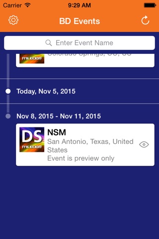 BD Diagnostics Events App screenshot 2