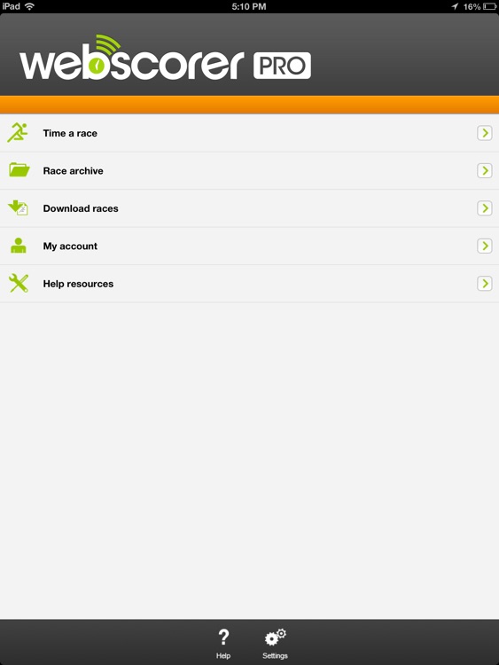 Webscorer Race & Lap Timer HD