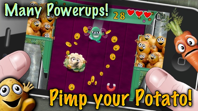 POTATO PANIC - action runner fun game(圖3)-速報App