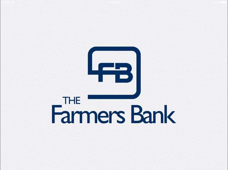 The Farmers Bank Mobile Banking for iPad