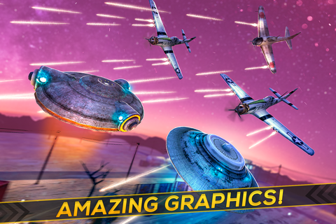 UFO INVASION - Alien Space Ship Star Craft Game For Free screenshot 2