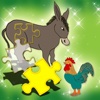 Farm Animals Kids Puzzle Game