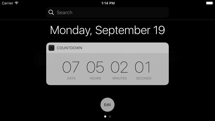 Countdown - Parallax Screen Saver