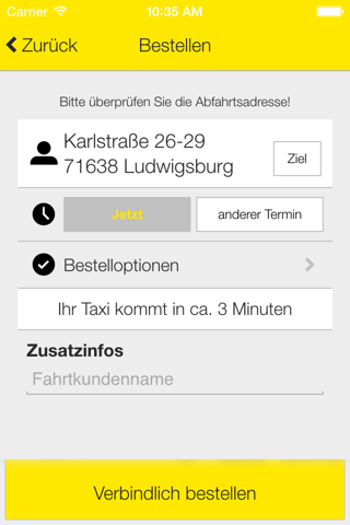 Taxi Ludwigsburg screenshot 2