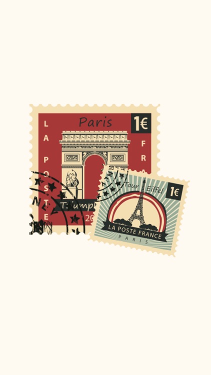 Stamps Paris Stickers