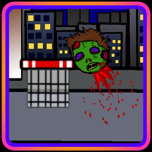 SHOOT THE ZOMBIE HEAD (a halloween basketball shot game) icon