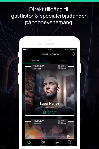 Keyflow: Your key to nightlife screenshot 2