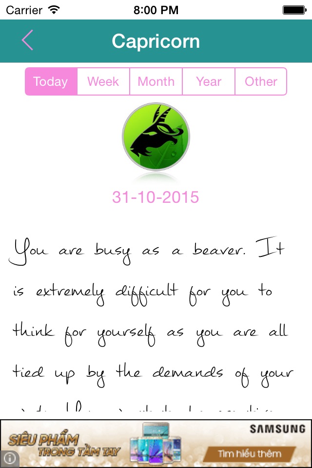 Daily, Weekly, Monthly and Yearly HoroScope screenshot 2