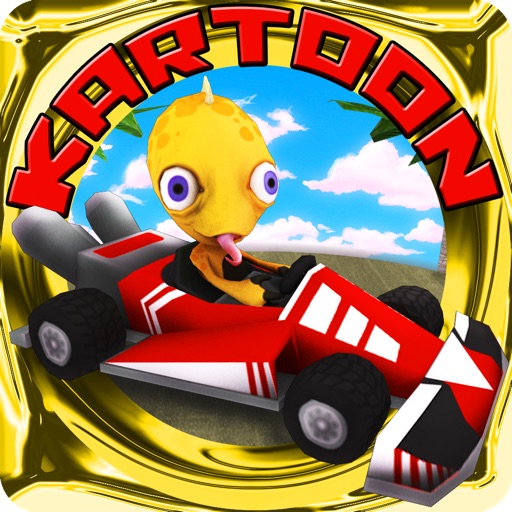 Kartoon Crazy Racing Icon