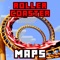 THE BEST ROLLER COASTER MAPS EVER FOR MINECRAFT PE