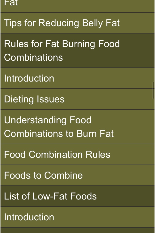 Food That Burn Fat screenshot 2