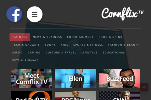 Cornflix TV - Global Internet TV Reimagined screenshot 4