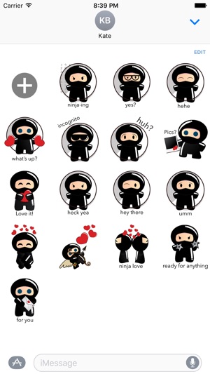 Ninja - MYOSE - Make Your Own Sticker Emoji(圖2)-速報App