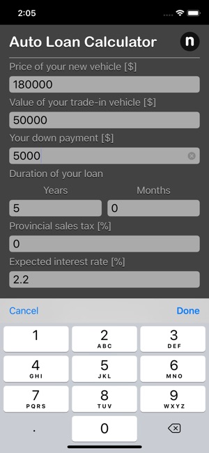 Auto Loan Calculator Plus(圖3)-速報App