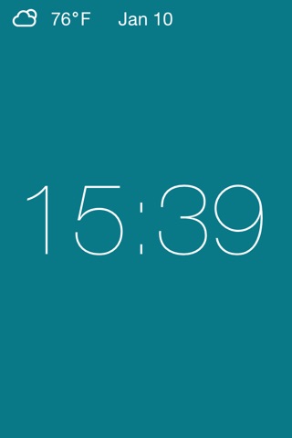 Clock - Modern deskclock with nightstand mode screenshot 3