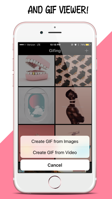 How to cancel & delete GIFing - Ultimate Animated GIF & GIPHY Maker from iphone & ipad 2