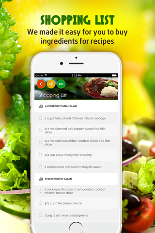 Salad Recipes ~ The Best Easy & Healthy Salad Recipes screenshot 3