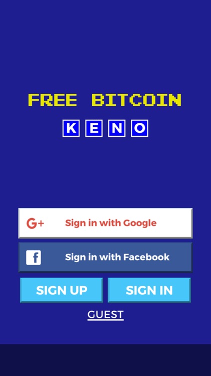 bitcoin keno