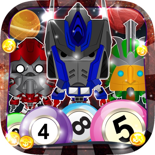 Cosmo Robot Bingo Casino The Steel HALO Star Vega iOS App