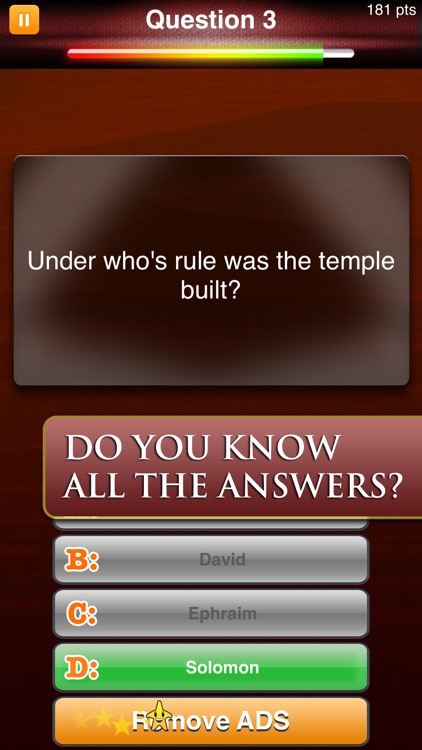 Bible Quiz Game Ⓑ