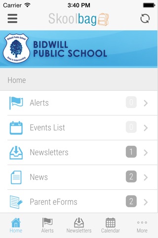 Bidwill Public School - Skoolbag screenshot 2