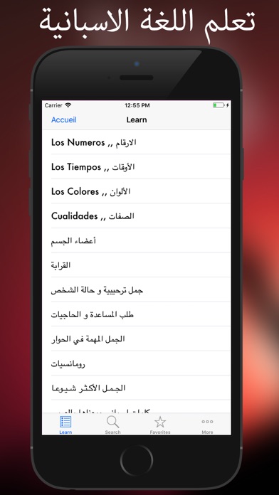 2018 تعلم اللغة الاسبانية screenshot 3