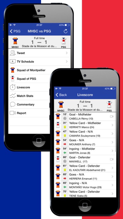 French Football League 1 History 2015-2016 screenshot-3