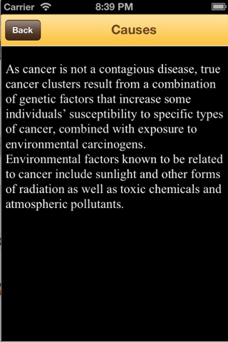 Cancer Diseases screenshot 3