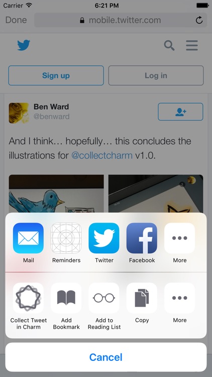 Charm for Twitter: Collect and curate Tweets screenshot-4