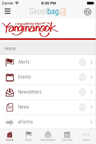 Yanginanook School - Skoolbag screenshot 2