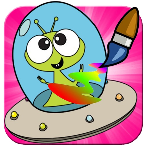 My Little Alien Coloring Book Fun Game For Kids iOS App